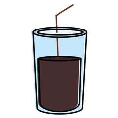 soda glass isolated icon