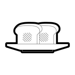 Loaf slice icon 