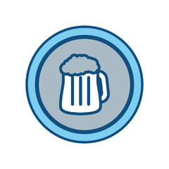 coin with beer jar icon