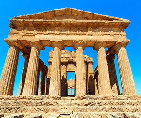 Obraz premium Valley of Temples, Agrigento, Sicily, Italy