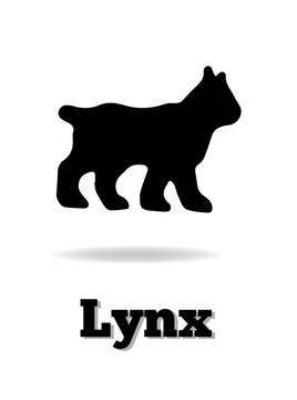 Lynx vector icon. It's good for logo, print, emblem, badge, label and etc.