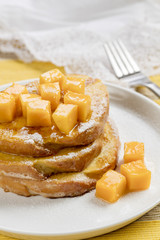 French Toast with Fresh Mango