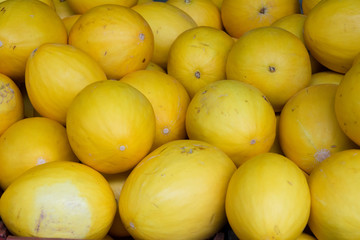 melons for sale at the fair