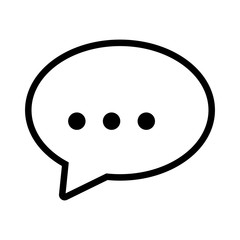 Speech bubble icon