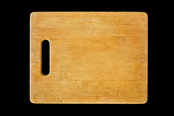 Bread board on black