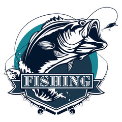 New bass fishing logo