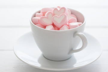 ハートのマシュマロ