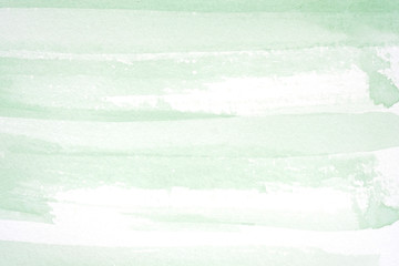 Fototapeta premium Green, Art abstract watercolor painting textured design on white paper background