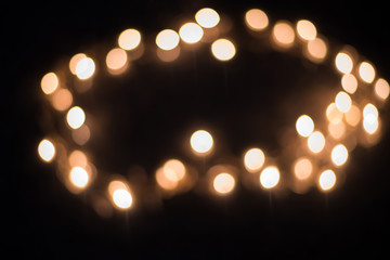 Bokeh - Abstract blurred background - Golden