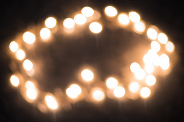 Bokeh - Abstract blurred background - Golden