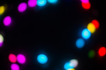 Bokeh - Abstract blurred background - Colorful