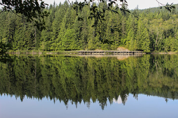 Fototapeta na wymiar A Lake in the Wilderness in BC