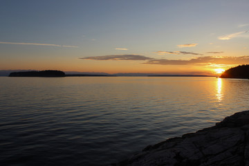 Island Beach Ocean Sunset