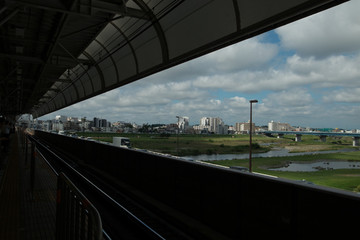 Fototapeta premium 川景色