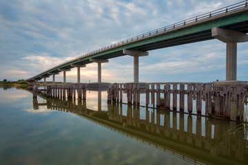The Hindmarsh bridge between Goolwa and Hindmarsh Island in South Australia