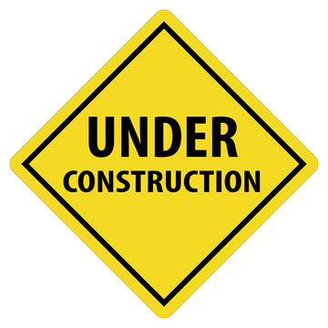under construction icon on white background. under construction logo. vecter sign under construction. flat style.