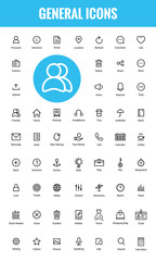 General icons set
