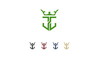 Obraz premium Logo design JJ