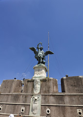 Fototapeta na wymiar St. Angel’s castle, Rome Italy.
