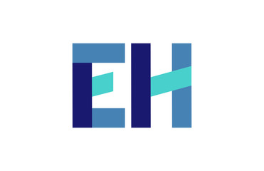 EH Ribbon Letter Logo 