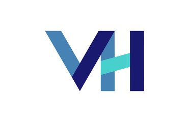 VH Ribbon Letter Logo 