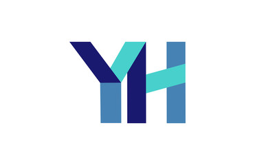 YH Ribbon Letter Logo 