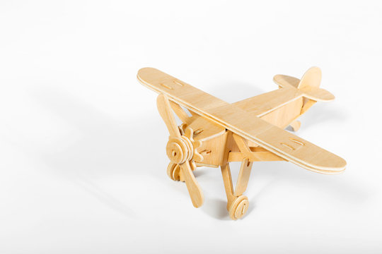 toy airplane isolated