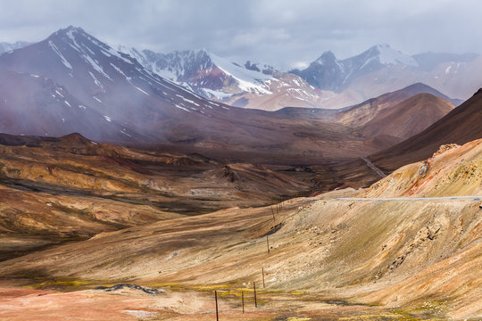 Nice view of Pamir in Tajikistan
