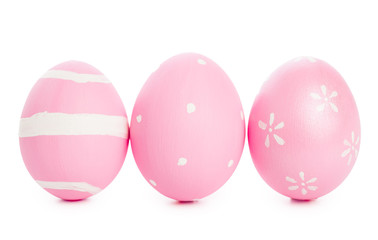 easter background. isolated on white