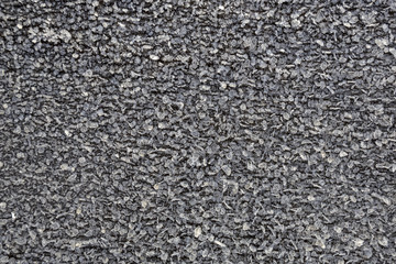 Beautiful frost crystals on wood close-up texture background