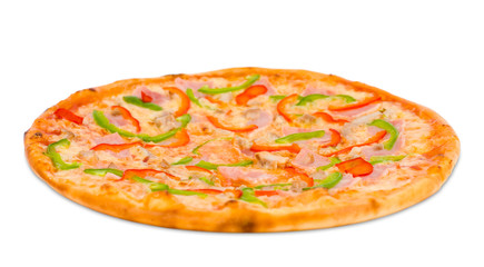 pizza with bacon
