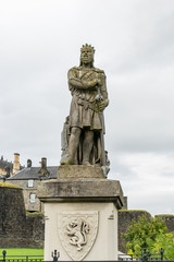 Obraz na płótnie Canvas Statue of King Robert the Bruce, Stirling castle