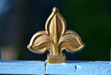 Golden finial