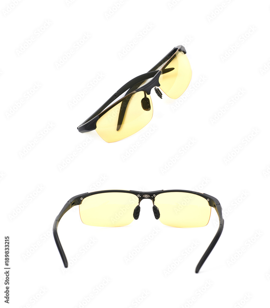 Wall mural Pair of shade glasses isolated