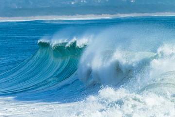 Wave Ocean Scenic Hollow Crashing Water 