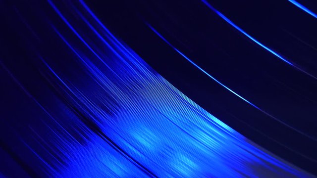 Vinyl Rotating on a Turntable. Close up