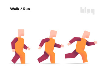 Personaggio stilizzato per animazione grafica