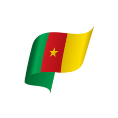 Cameroon flag, vector illustration