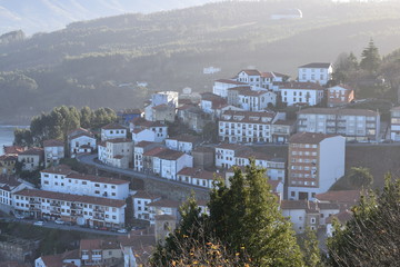 Panorámica de Lastres, Asturias