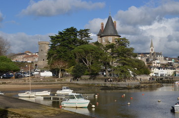 Château de Gilles de Rais, dit Barbe Bleue, à Pornic, 44, France