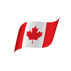 Canada flag, vector illustration