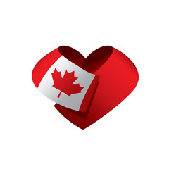 Canada flag, vector illustration