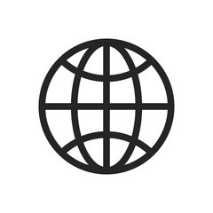World icon isolated on white background. World icon modern symbol for graphic and web design. World icon simple sign for logo, web, app, UI. World icon flat vector illustration, EPS10.
