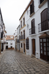 old street in the gity in gibraltar