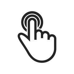 Hand click icon