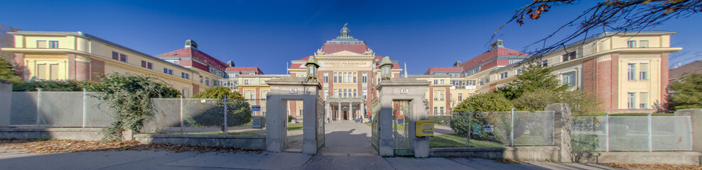 Obraz premium Wilhelm-Exner-Haus in Wien, Österreich