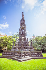 Obraz premium Kranner Springbrunnen in Prag, Tschechische Republik