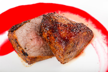 Rib-eye steak