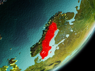 Morning view of Sweden