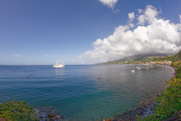 Saint-Pierre Bay - Martinique - FWI